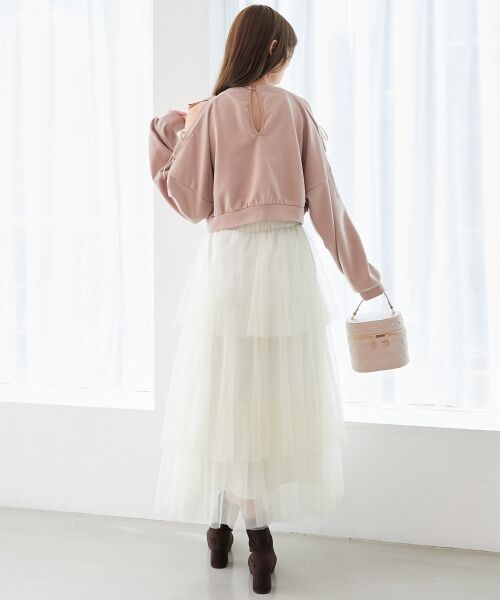 MAJESTIC LEGON / マジェスティックレゴン ロング・マキシ丈スカート | ティアードスカート | 詳細10