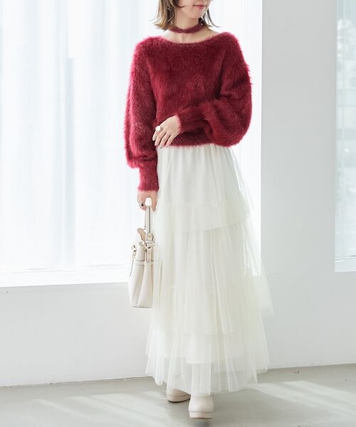 MAJESTIC LEGON / マジェスティックレゴン ロング・マキシ丈スカート | ティアードスカート | 詳細11