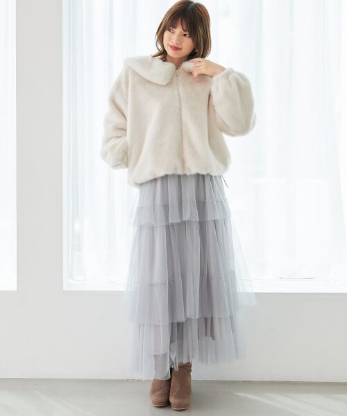 MAJESTIC LEGON / マジェスティックレゴン ロング・マキシ丈スカート | ティアードスカート | 詳細13