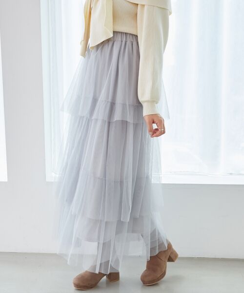 MAJESTIC LEGON / マジェスティックレゴン ロング・マキシ丈スカート | ティアードスカート | 詳細17
