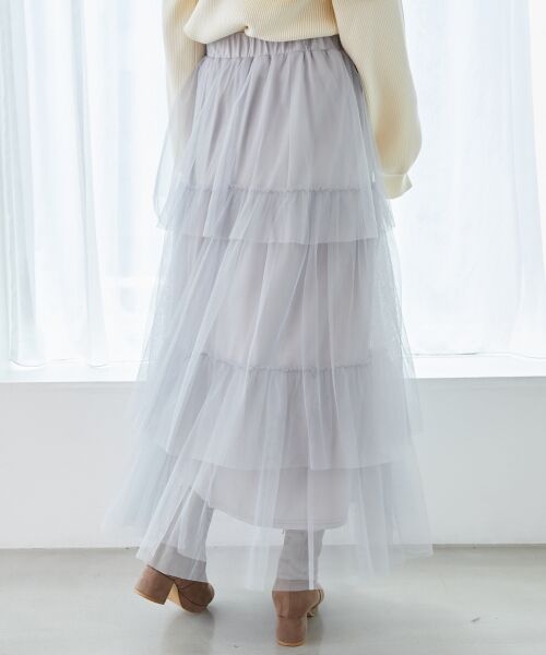 MAJESTIC LEGON / マジェスティックレゴン ロング・マキシ丈スカート | ティアードスカート | 詳細18
