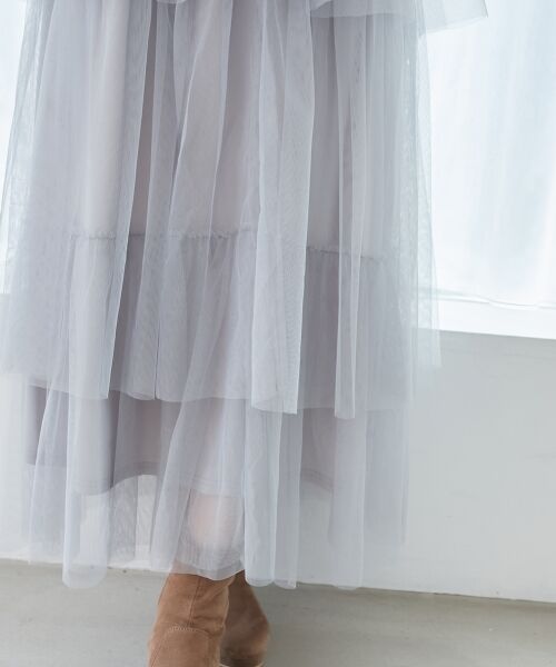 MAJESTIC LEGON / マジェスティックレゴン ロング・マキシ丈スカート | ティアードスカート | 詳細19