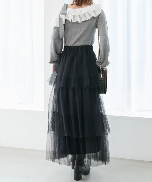 MAJESTIC LEGON / マジェスティックレゴン ロング・マキシ丈スカート | ティアードスカート | 詳細22