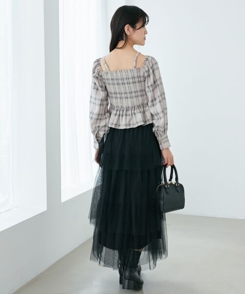 MAJESTIC LEGON / マジェスティックレゴン ロング・マキシ丈スカート | ティアードスカート | 詳細28