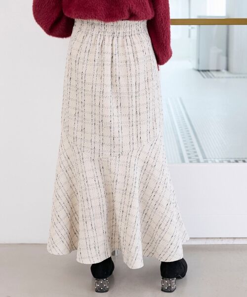 MAJESTIC LEGON / マジェスティックレゴン ロング・マキシ丈スカート | ツイードマーメイドロングスカート | 詳細10