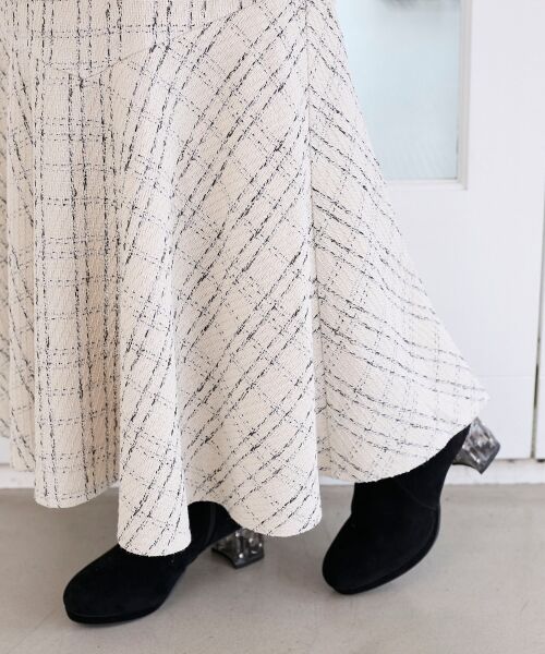 MAJESTIC LEGON / マジェスティックレゴン ロング・マキシ丈スカート | ツイードマーメイドロングスカート | 詳細11
