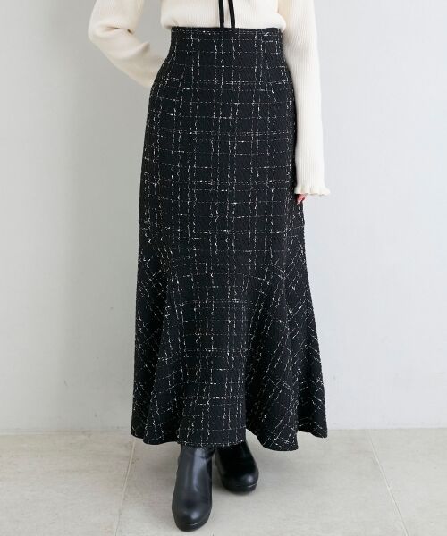 MAJESTIC LEGON / マジェスティックレゴン ロング・マキシ丈スカート | ツイードマーメイドロングスカート | 詳細18