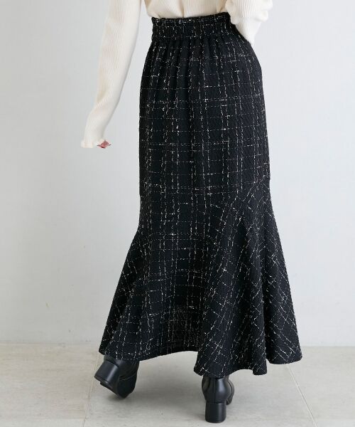 MAJESTIC LEGON / マジェスティックレゴン ロング・マキシ丈スカート | ツイードマーメイドロングスカート | 詳細20