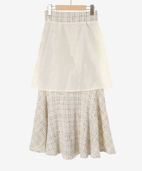 MAJESTIC LEGON / マジェスティックレゴン ロング・マキシ丈スカート | ツイードマーメイドロングスカート | 詳細29