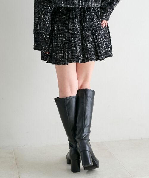 MAJESTIC LEGON / マジェスティックレゴン ミニ・ひざ丈スカート | ベルト付きプリーツミニスカパン | 詳細19