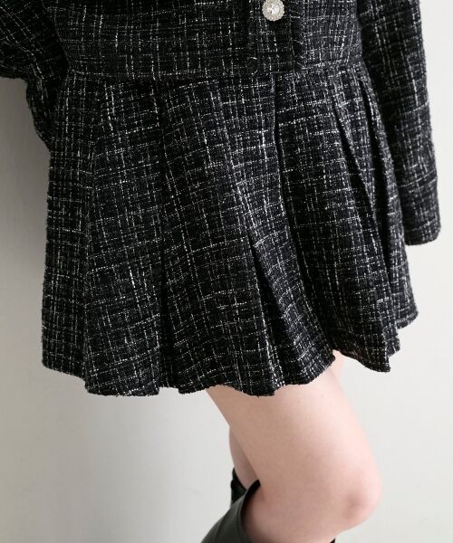 MAJESTIC LEGON / マジェスティックレゴン ミニ・ひざ丈スカート | ベルト付きプリーツミニスカパン | 詳細20