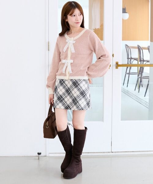 MAJESTIC LEGON / マジェスティックレゴン ミニ・ひざ丈スカート | アソートチェックミニスカパン | 詳細2