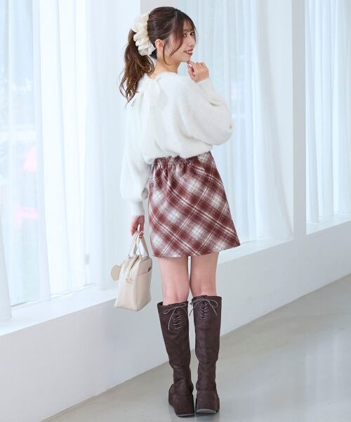 MAJESTIC LEGON / マジェスティックレゴン ミニ・ひざ丈スカート | アソートチェックミニスカパン | 詳細18