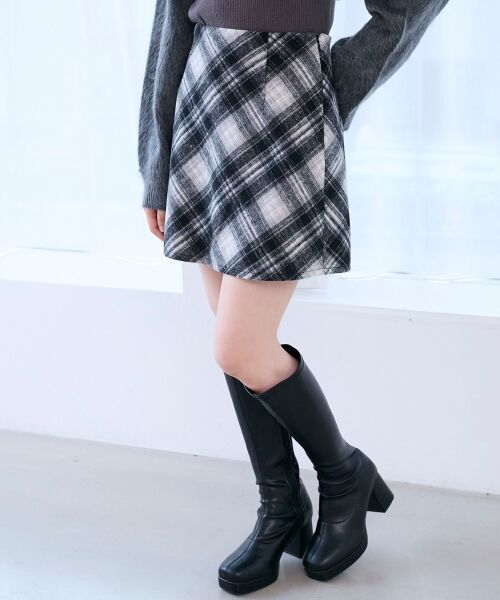 MAJESTIC LEGON / マジェスティックレゴン ミニ・ひざ丈スカート | アソートチェックミニスカパン | 詳細28