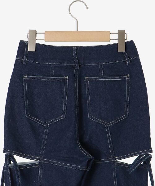 MAJESTIC LEGON / マジェスティックレゴン デニムパンツ | スリットビジューフレアデニムパンツ | 詳細28