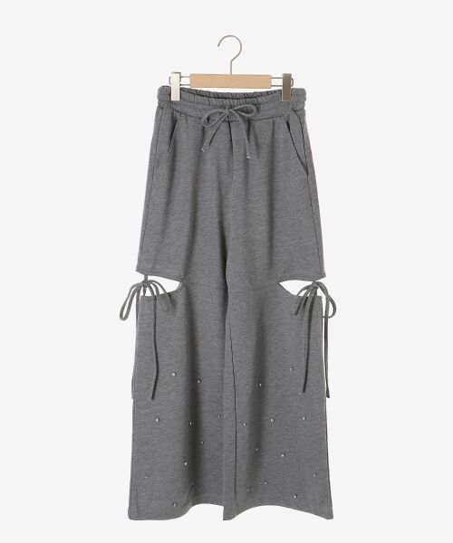 MAJESTIC LEGON / マジェスティックレゴン その他パンツ | スリット入りキラキラスウェットパンツ | 詳細24