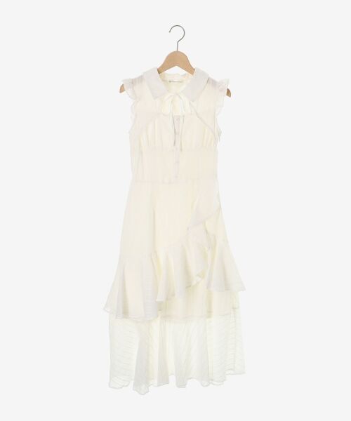 MAJESTIC LEGON / マジェスティックレゴン ロング・マキシ丈ワンピース | デコルテオープンノースリロングワンピ | 詳細26