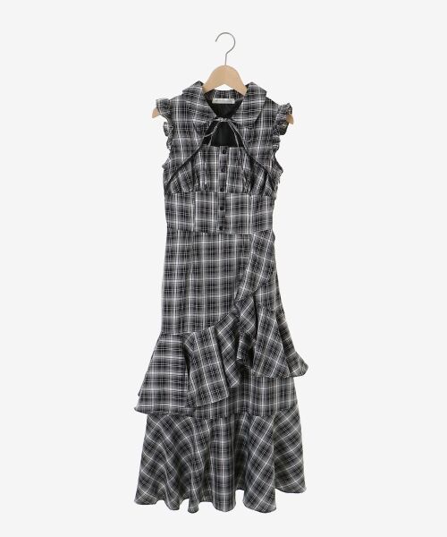 MAJESTIC LEGON / マジェスティックレゴン ロング・マキシ丈ワンピース | デコルテオープンノースリロングワンピ | 詳細27