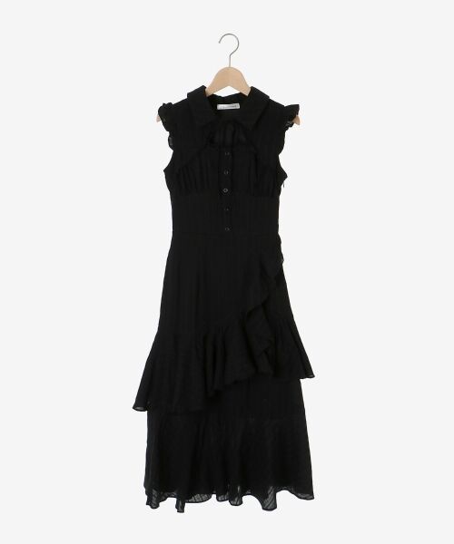 MAJESTIC LEGON / マジェスティックレゴン ロング・マキシ丈ワンピース | デコルテオープンノースリロングワンピ | 詳細28