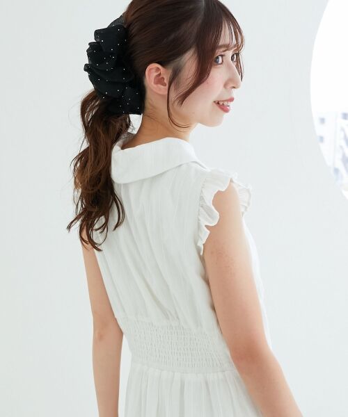 MAJESTIC LEGON / マジェスティックレゴン ロング・マキシ丈ワンピース | デコルテオープンノースリロングワンピ | 詳細7