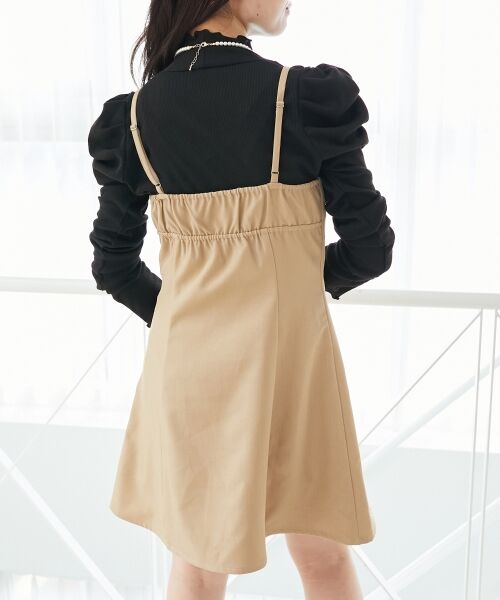 MAJESTIC LEGON / マジェスティックレゴン ミニ丈・ひざ丈ワンピース | キラキラビッグリボンミニワンピ | 詳細4