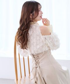 MAJESTIC LEGON / マジェスティックレゴン ミニ丈・ひざ丈ワンピース | 2wayアメスリウエストキュッとワンピ