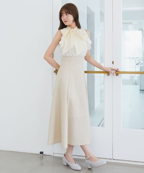 MAJESTIC LEGON / マジェスティックレゴン ミニ丈・ひざ丈ワンピース | 2wayアメスリウエストキュッとワンピ | 詳細11