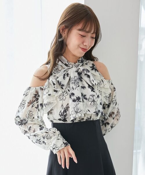 MAJESTIC LEGON / マジェスティックレゴン ミニ丈・ひざ丈ワンピース | 2wayアメスリウエストキュッとワンピ | 詳細28