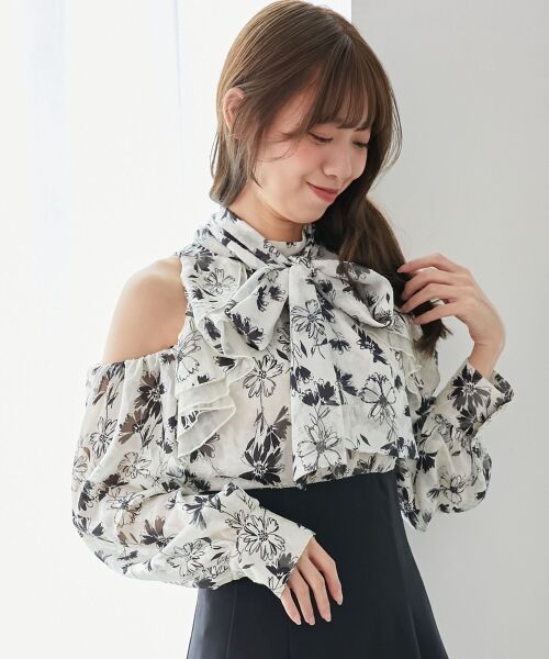 MAJESTIC LEGON / マジェスティックレゴン ミニ丈・ひざ丈ワンピース | 2wayアメスリウエストキュッとワンピ | 詳細29