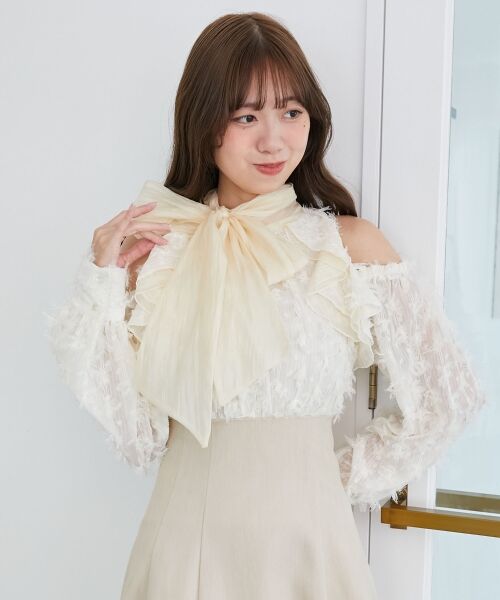 MAJESTIC LEGON / マジェスティックレゴン ミニ丈・ひざ丈ワンピース | 2wayアメスリウエストキュッとワンピ | 詳細6