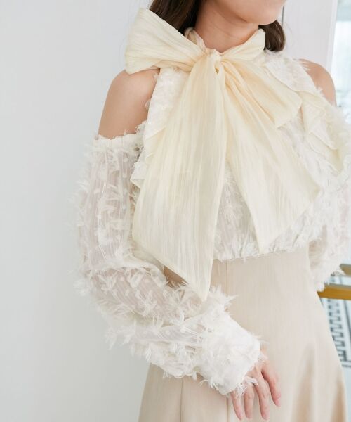 MAJESTIC LEGON / マジェスティックレゴン ミニ丈・ひざ丈ワンピース | 2wayアメスリウエストキュッとワンピ | 詳細9