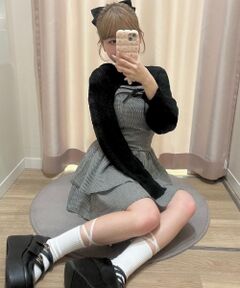 MAJESTIC LEGON / マジェスティックレゴン ミニ丈・ひざ丈ワンピース | フードボレロ×ミニキャミワンピセット