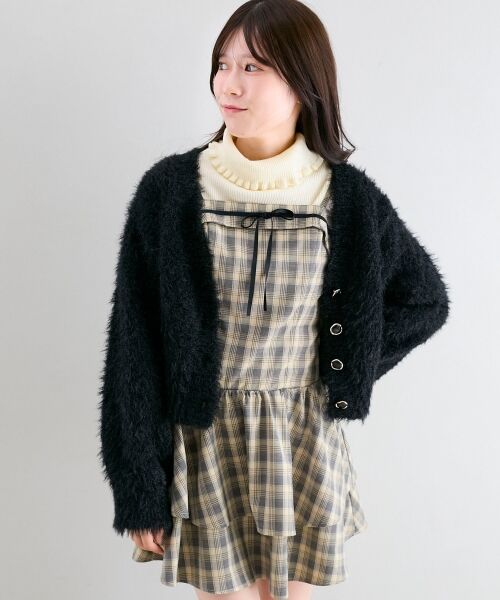 MAJESTIC LEGON / マジェスティックレゴン ミニ丈・ひざ丈ワンピース | フードボレロ×ミニキャミワンピセット | 詳細5