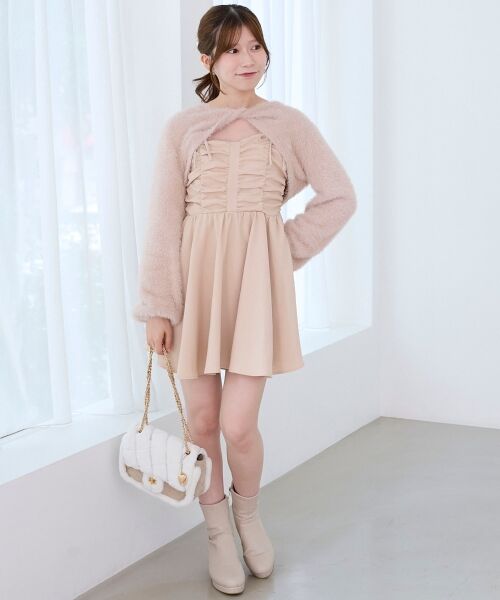 MAJESTIC LEGON / マジェスティックレゴン ミニ丈・ひざ丈ワンピース | ふわふわニット×ミニワンピセット | 詳細12