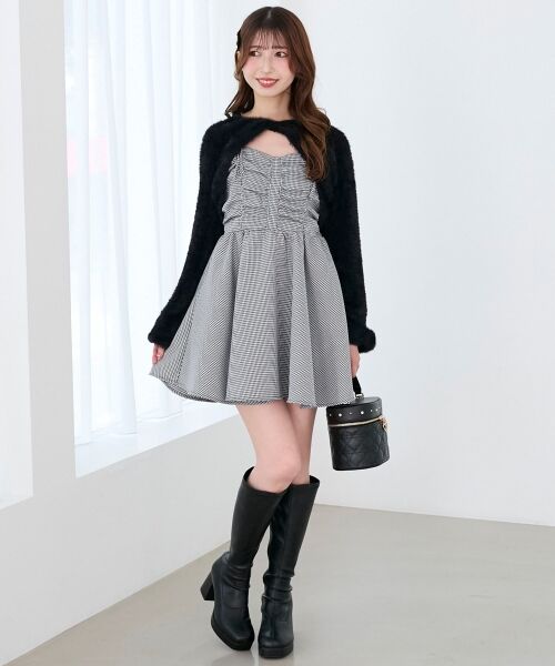 MAJESTIC LEGON / マジェスティックレゴン ミニ丈・ひざ丈ワンピース | ふわふわニット×ミニワンピセット | 詳細21