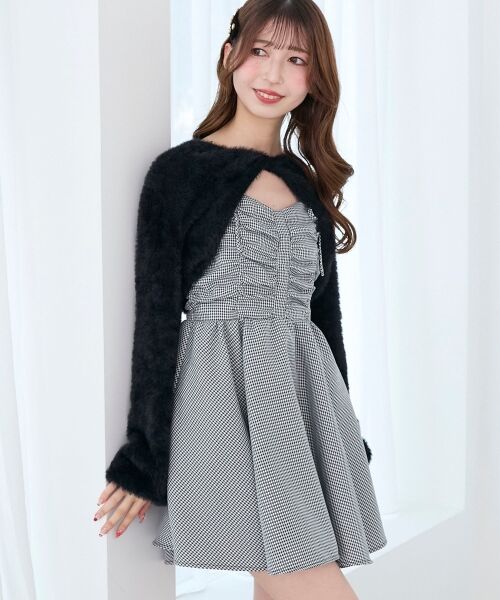 MAJESTIC LEGON / マジェスティックレゴン ミニ丈・ひざ丈ワンピース | ふわふわニット×ミニワンピセット | 詳細25