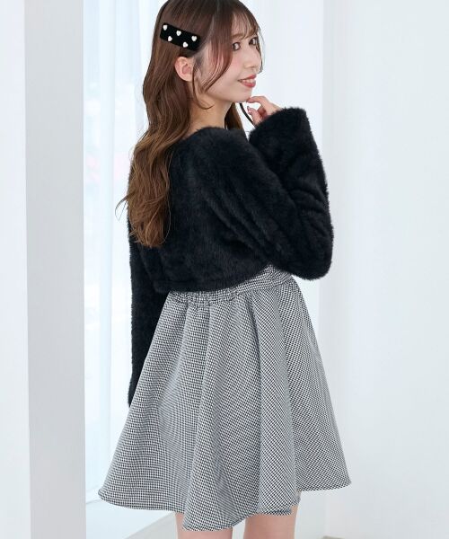 MAJESTIC LEGON / マジェスティックレゴン ミニ丈・ひざ丈ワンピース | ふわふわニット×ミニワンピセット | 詳細26