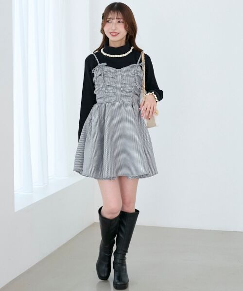 MAJESTIC LEGON / マジェスティックレゴン ミニ丈・ひざ丈ワンピース | ふわふわニット×ミニワンピセット | 詳細28