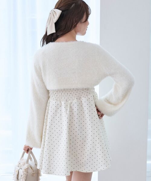 MAJESTIC LEGON / マジェスティックレゴン ミニ丈・ひざ丈ワンピース | ふわふわニット×ミニワンピセット | 詳細8