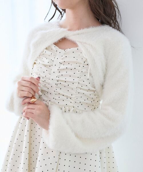 MAJESTIC LEGON / マジェスティックレゴン ミニ丈・ひざ丈ワンピース | ふわふわニット×ミニワンピセット | 詳細9