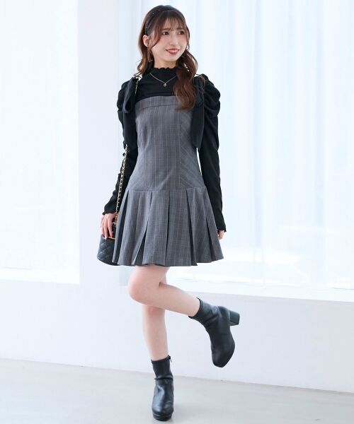 MAJESTIC LEGON / マジェスティックレゴン ミニ丈・ひざ丈ワンピース | ショルダーリボンミニワンピース | 詳細17