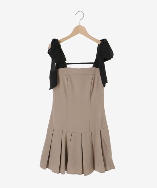 MAJESTIC LEGON / マジェスティックレゴン ミニ丈・ひざ丈ワンピース | ショルダーリボンミニワンピース | 詳細23