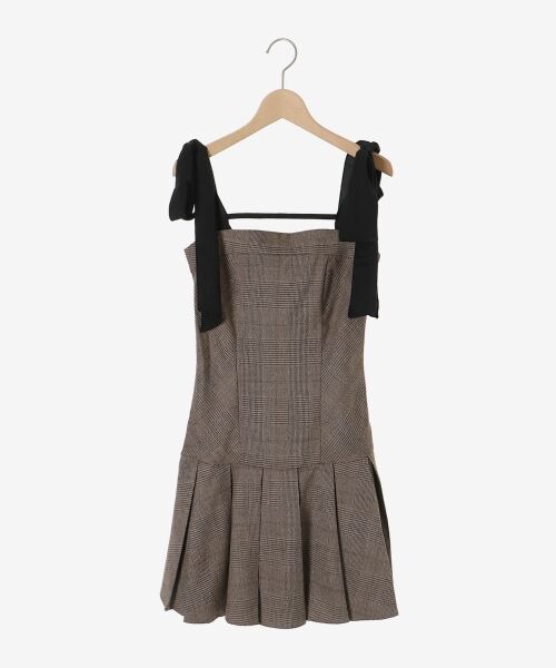 MAJESTIC LEGON / マジェスティックレゴン ミニ丈・ひざ丈ワンピース | ショルダーリボンミニワンピース | 詳細24