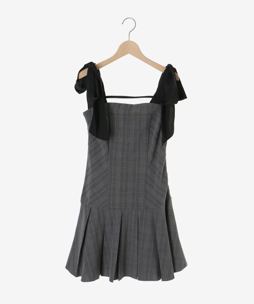 MAJESTIC LEGON / マジェスティックレゴン ミニ丈・ひざ丈ワンピース | ショルダーリボンミニワンピース | 詳細25