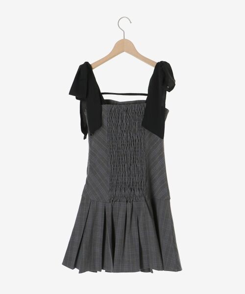 MAJESTIC LEGON / マジェスティックレゴン ミニ丈・ひざ丈ワンピース | ショルダーリボンミニワンピース | 詳細26