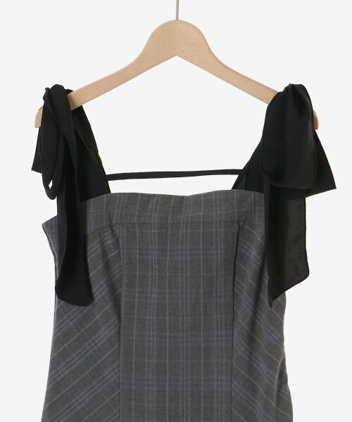 MAJESTIC LEGON / マジェスティックレゴン ミニ丈・ひざ丈ワンピース | ショルダーリボンミニワンピース | 詳細27