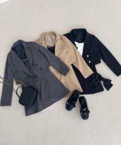 MAJESTIC LEGON / マジェスティックレゴン その他アウター | ダブルブレストショートジャケット