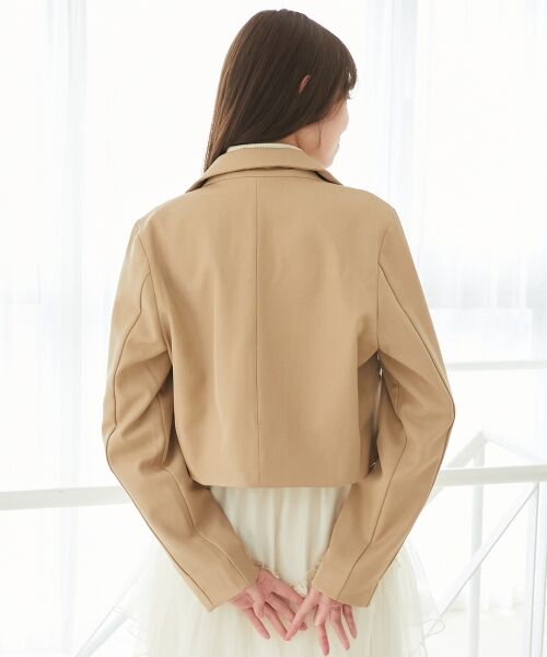 MAJESTIC LEGON / マジェスティックレゴン その他アウター | ダブルブレストショートジャケット | 詳細13