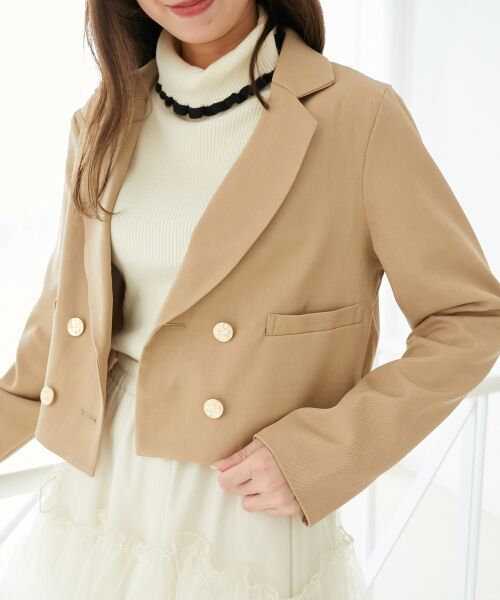 MAJESTIC LEGON / マジェスティックレゴン その他アウター | ダブルブレストショートジャケット | 詳細14