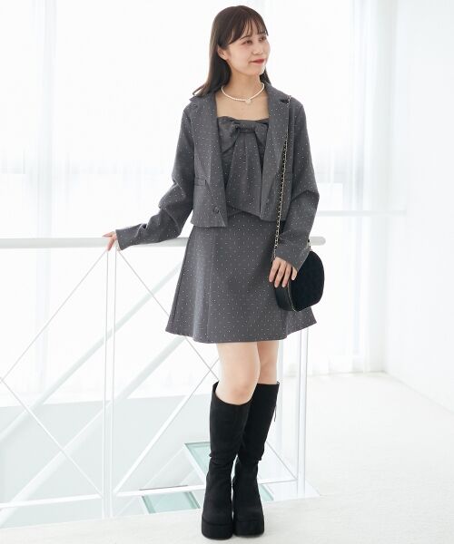 MAJESTIC LEGON / マジェスティックレゴン その他アウター | ダブルブレストショートジャケット | 詳細15